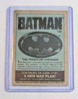 1989 Batman Cards