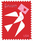 2024 Usps First Class Letter Stamps Dove With Heart Love -mnh- Pane Of 20 5 100