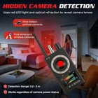 Spy Spot Hidden Camera Detector  Rf Bug Detector  Spy Devices Finder  Black