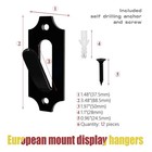 6 Pack Small European Mount Skull Hanger   Deer Skull Mount Hanger With Silicone