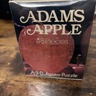 Vintage 1979 Mag-nif Inc 2275 Adam s Apple 3d Jigsaw Puzzle 48 Piece Nos