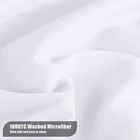 Moonqueen 2-pack Baby Fitted Crib Sheets - Soft Breathable Microfiber White 