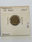 1947 Romania 50 Bani Brass Coin  rf15