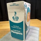 Vintage Pampers Small Disposable Diapers 3 Pack Green Free Gift Box Hospital