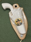 Rare Vintage 1950s Hopalong Cassidy  pistol In Holster  Night Light By Aladdin