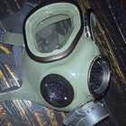 Military M40 Full Face Gas Mask Rubber Facepiece W  Straps Medium Size