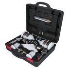 Husky Spray Gun Kit Hvlp Gravity Feed Paint Sprayer Set 600cc 120cc Cups