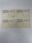 Lot Of 4 Aladdin Casino Las Vegas Nevada Vintage Blackjack Guide Post Card