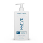 Native Full   Thick 2-in-1 Shampoo And Conditioner Sea Salt   Cedar  16 5 Oz New