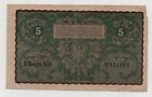 Poland 5 Marek 1919 Pick 24 Look Scans