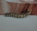 Vintage Solid Brass Copper Crawling Caterpillar Figurine Insect Statue