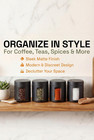 Smell Proof Stash Jar - 4 Oz Viewing Container For Herbs  Spices   Coffee