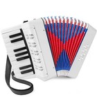 Accordion  17 Keys Piano Accordion For Kids 8 Bass With Straps For Beginners 