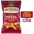  3 Pack  Snyder s Of Hanover Honey Mustard   Onion Flavored Pretzel Pieces  11 2