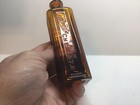 Antique Bright Amber Boots Cash Chemist Paneled Medicine Bottle 
