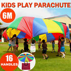 20ft Kids Play Rainbow Parachute Outdoor Game Exercise Classroom Fun Sport Toy