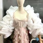 Lady Wedding Dress Wraps Shawl Glove Sleeve Bridal Cape Opera Party Costume Sexy