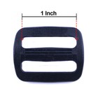 West Coast Paracord Triglide Buckles - 20 Pack - 1 Inch - Heavy Duty Plastic