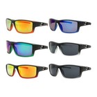 Mens Sport Sunglasses Mirror Lens Wrap Biker Cycle Lightweight New Style