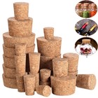 5 10 Pcs Cork Stoppers Bottle Cork Barrel Cork Stoppers Nature Cork Dia 8mm-58mm