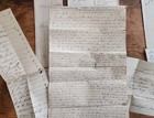     lot Of 10  1830 - 1850 s Antique Huntington Vermont  State Historical Papers 