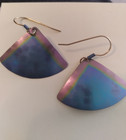 Vtg Holly Yashi Signed Pierced Earrings Great Condition