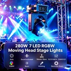 280w Led Wash Moving Head Light Rgbw Beam Swirl Effect Party Stage Lighting