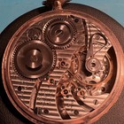 Illinois Gold Filled Open Face Pocket Watch Roman Dial Seconds Subdial
