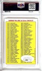Cheech Marin And Tommy Chong Dual Autographed Gpk Card Blake Flake Psa Slabbed