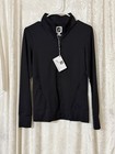 Footjoy Women s Full-zip  Panel Pocket  Mid-layer Jacket  Xs Black  New Wtags
