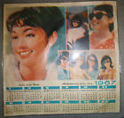 Saigon Girlfriend - Rare - 1967 Wall Calendar - Hong Kong Stars - Vietnam War