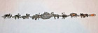 Sterling Silver Noah s Ark  Animal Bracelet 8    Long Excellent Cond  Free Shiping