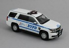 1 64  596 Diecast  Nypd New York Police Dept Chevrolet Tahoe Suv  nib 