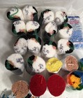 Pre-cut Latch Hook Rug Yarn Lot Of 21 Packs   Extra Mixed Colors   Latch Hook