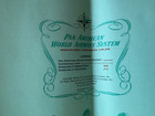 Vintage 1956 Pan American Airlines Pan Am Color World System Route Map Fold-out
