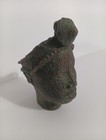 Benin Bronze Head Vintage Approx Size 5 Inch Tall  Good Condition See Photos
