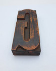 Antique Letterpress Wood Type Letter G Wooden Printing Block