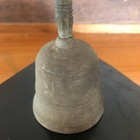 Antique Japanese Buddhist Bronze Hand Bell Edo 19th C Vajra Sculpture 5 1 In