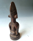 Good Old Female Yoruba Ibeji  Figure  Nigeria Tribal Art