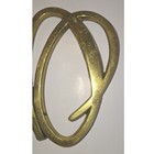 Vintage The Greenbrier Cipher Brass Trivet 1950 Hotel Memorabilia Logo Decor