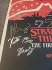 Stranger Things The First Shadow Cast Signed 11x17 Poster With 11 Signatures