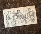 Vintage 1880 s Davis Vertical Feed Sewing Machine Trade Card Fold Down Brochure
