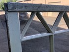 Vintage C1900 Mission Tudor Window Frame Sash Diamond Pattern 32    W X 29    H 1 5   