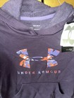 Nwt Girl   s Size Large Purple Under Armour Performance Fleece Hoodie Sweatshirt