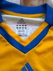 2012 13 Adidas Tigres Uanl Fmf Soccer Jersey - Size M Yellow Authentic