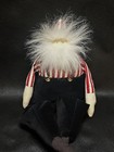 Vintage Woof   Poof Plush Santa Claus Shelf Sitter Christmas Collectable Decor