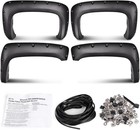4pc Fender Flares For 2007-2013 Silverado 1500 2500hd Pocket Rivet Bolt-on Style