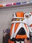 Gait Orange White Black Lacrosse Gloves   40 Good Pre Own Men s Large