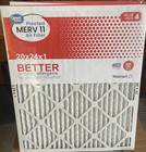 20 X 24 X 1 Air Filter Pleated Merv 11 Hvac Replacement Filters 20x24x1    4-pack