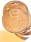 Lady Liberty America 250th Anniversary 100 Pack Of 1 Oz Copper Coins-reedersong